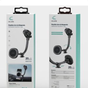 מעמד רכב מגנטי באורך 20 סמ תומך CELLERA CH-103 MagSafe