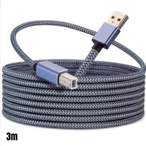 כבל מדפסת USB AB CABLE 3M