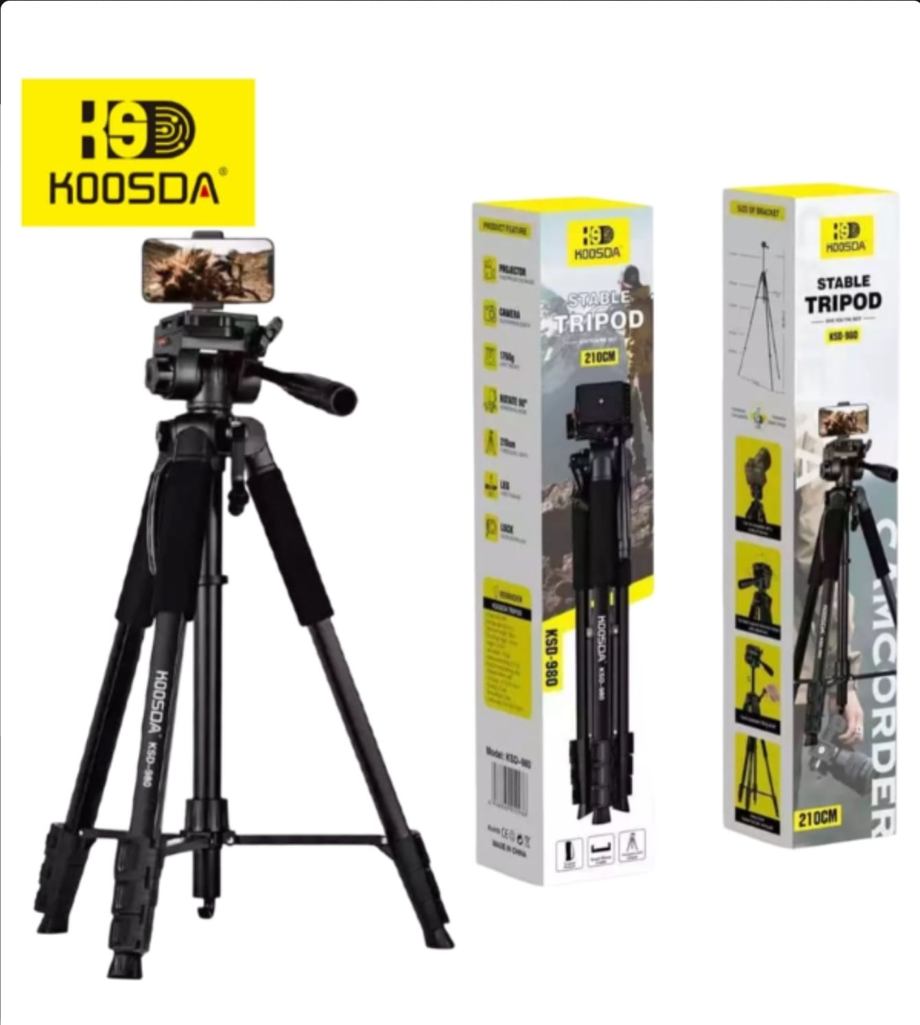 חצובה KOOSDA-980 2.1M