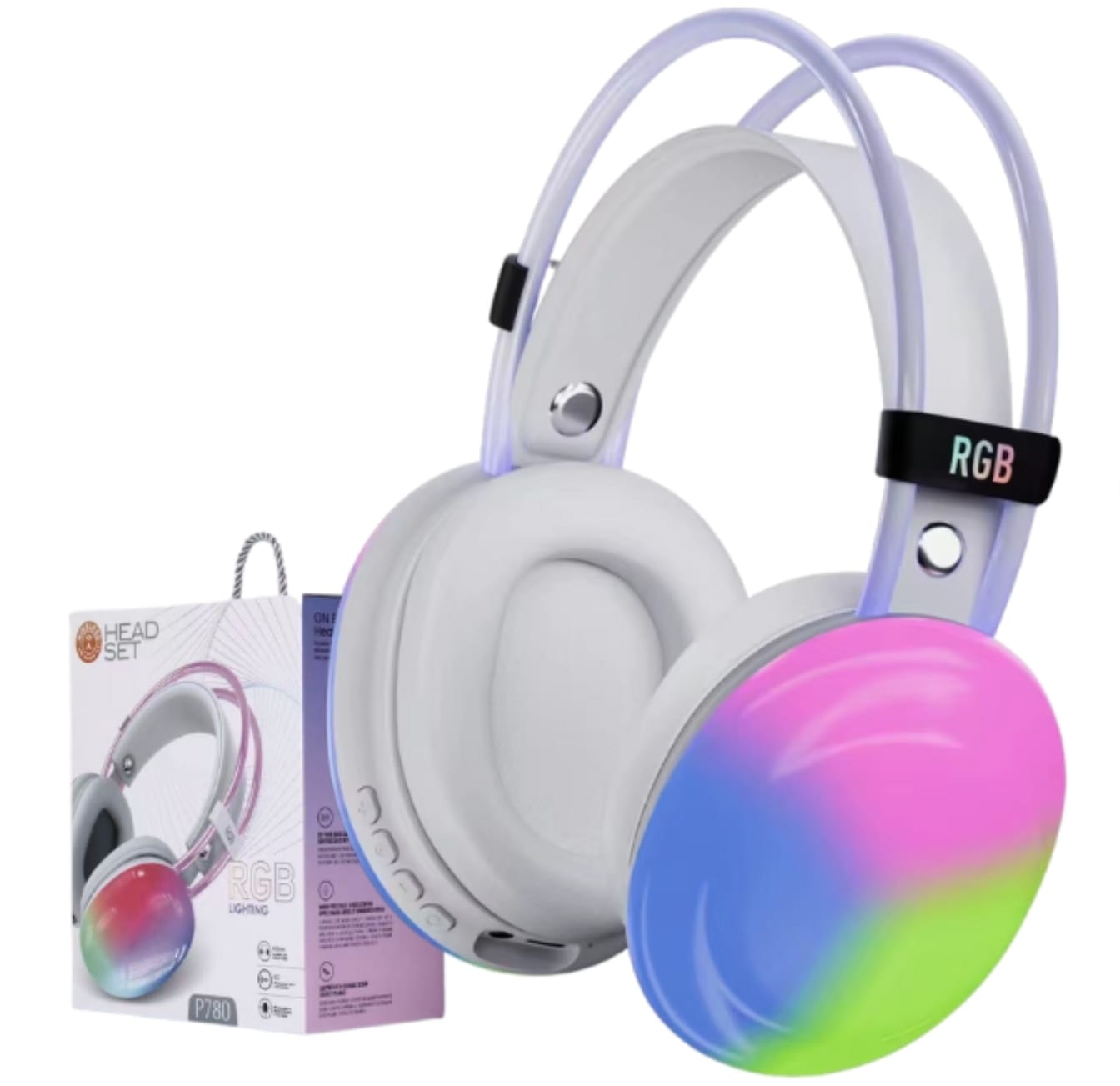 אוזניות בלוטוס RGB P780 white