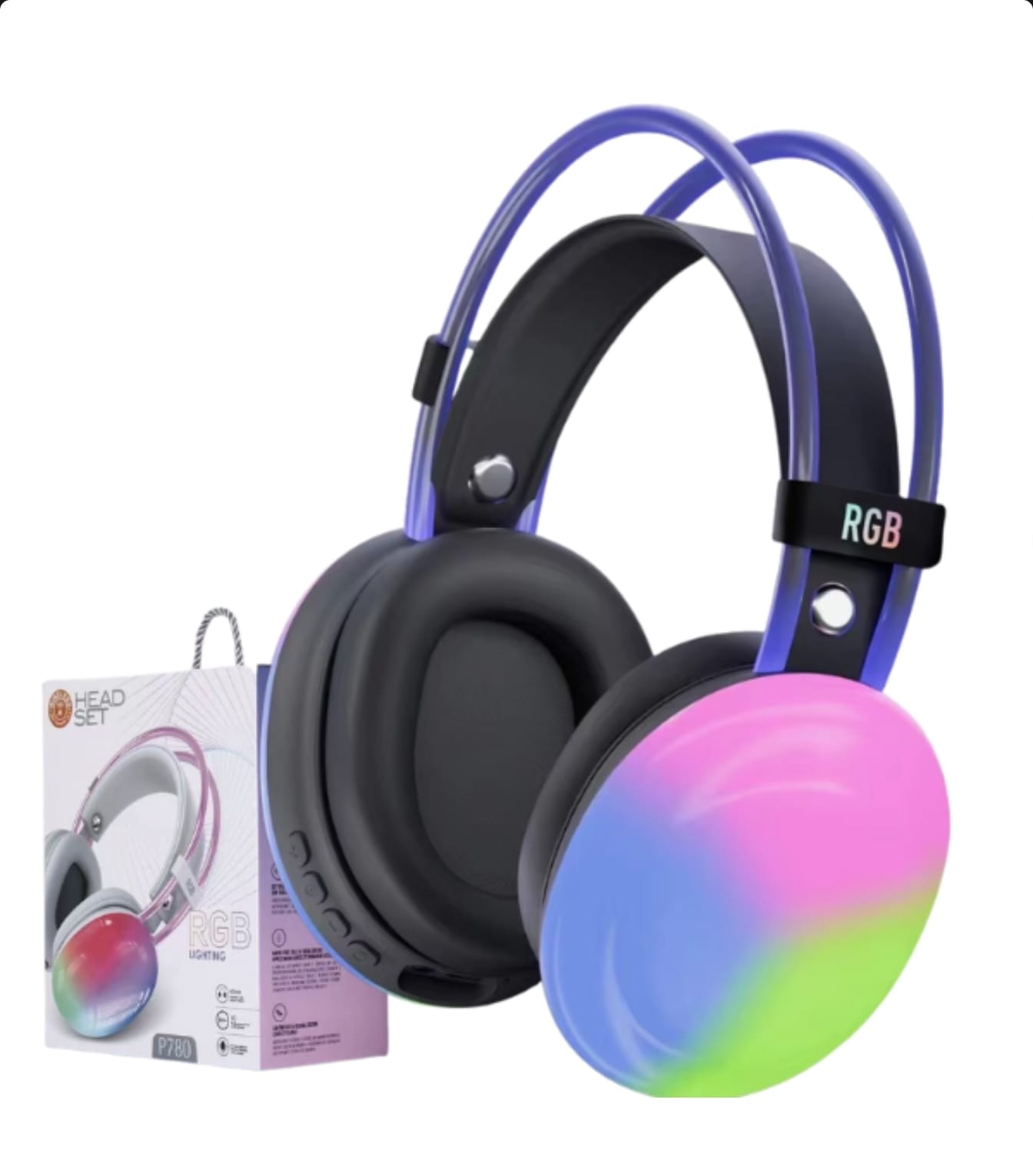 אוזניות בלוטוס RGB P780 white