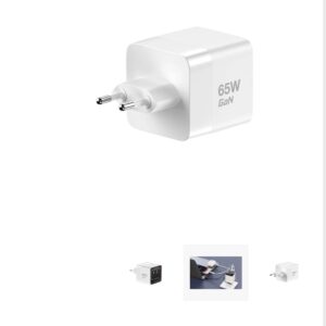 מטען קיר עם כבל נשלף MWC65RC בצבע לבן מבית MIRACASE