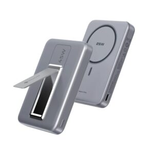 סוללת גיבוי מגנטית בצבע אפור כהה דגם MWPB45W מבית Miracase