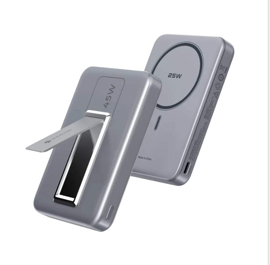 סוללת גיבוי מגנטית בצבע אפור כהה דגם MWPB45W מבית Miracase