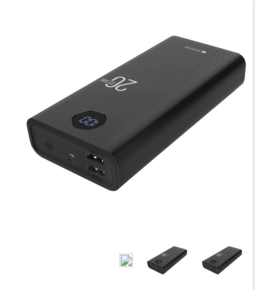 סוללת גיבוי MPB20PD22.5W מבית MIRACASE