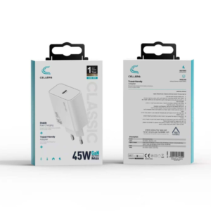 מטען קיר CELLERA GAN 45W PD C303ראש ללא כבל